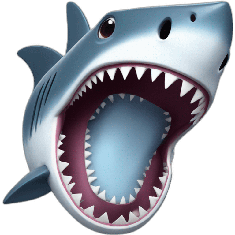 shark laugh emoji