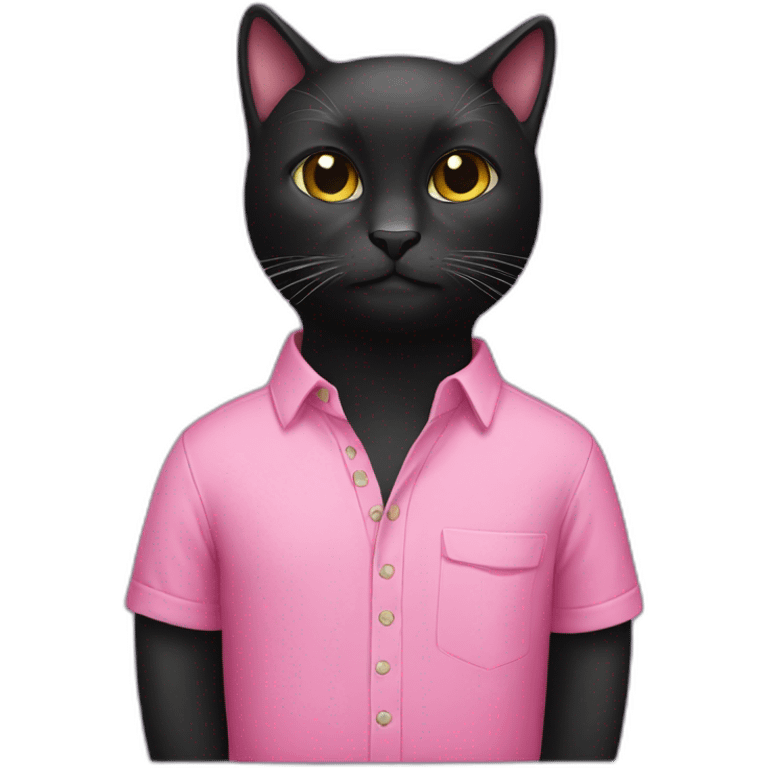 black-cat-with-pink-shirt emoji