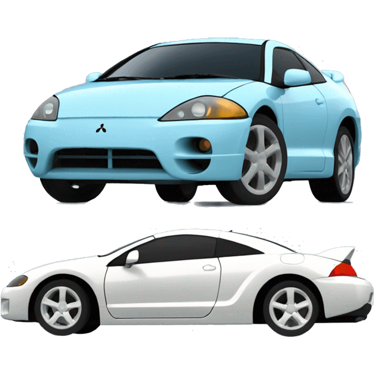 LIGHT BLUE 2004 Mitsubishi Eclipse GTS emoji