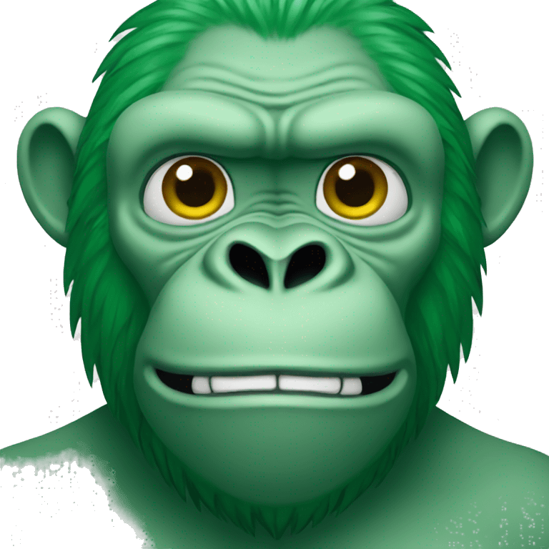 green gorilla emoji