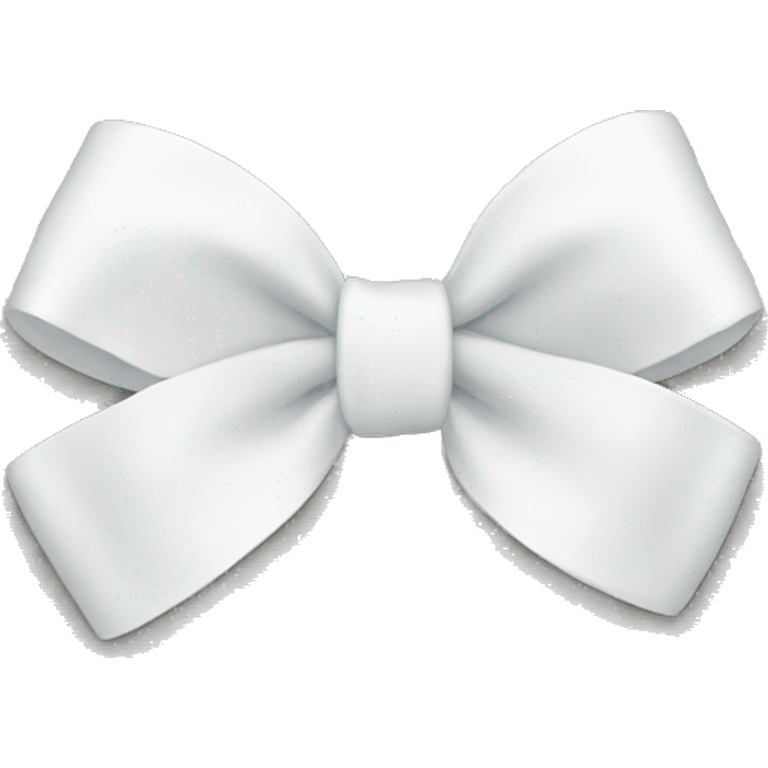 White bow emoji