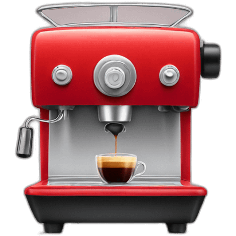 Red espresso machine emoji