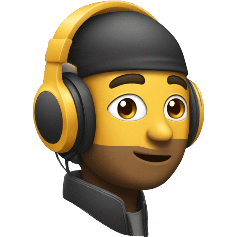 cascos, auriculares de musica emoji