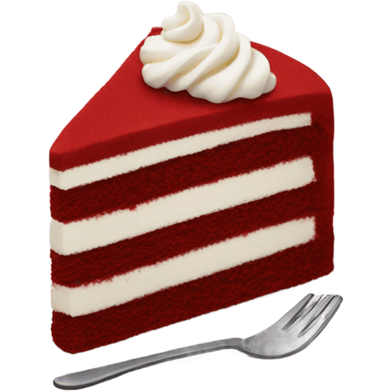 red velvet cake emoji