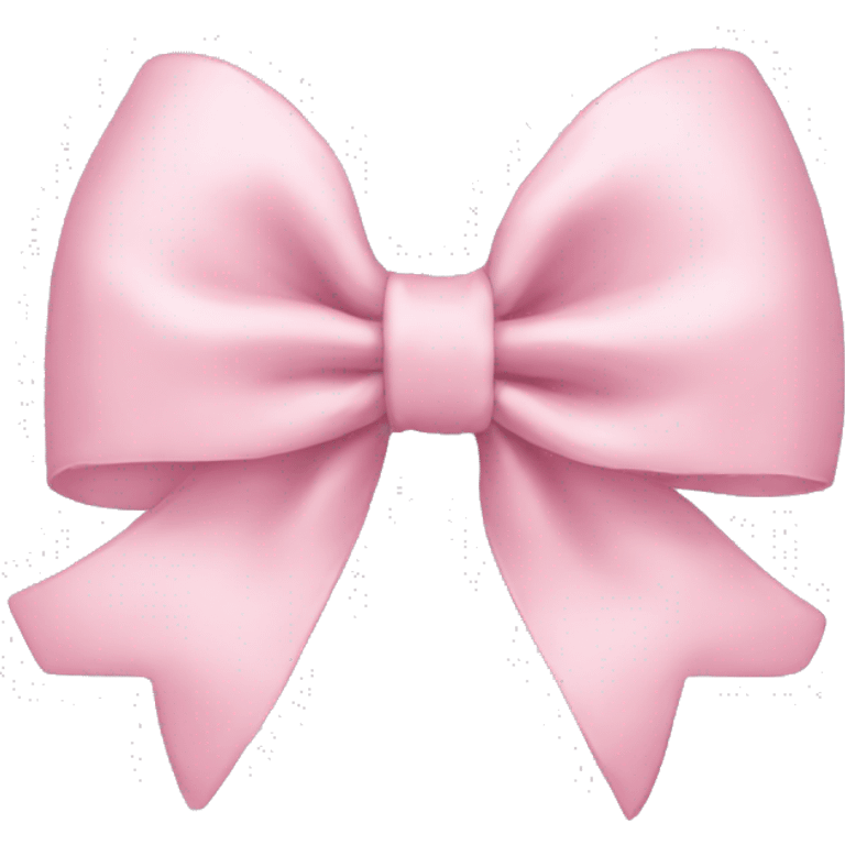 Light pink bow emoji