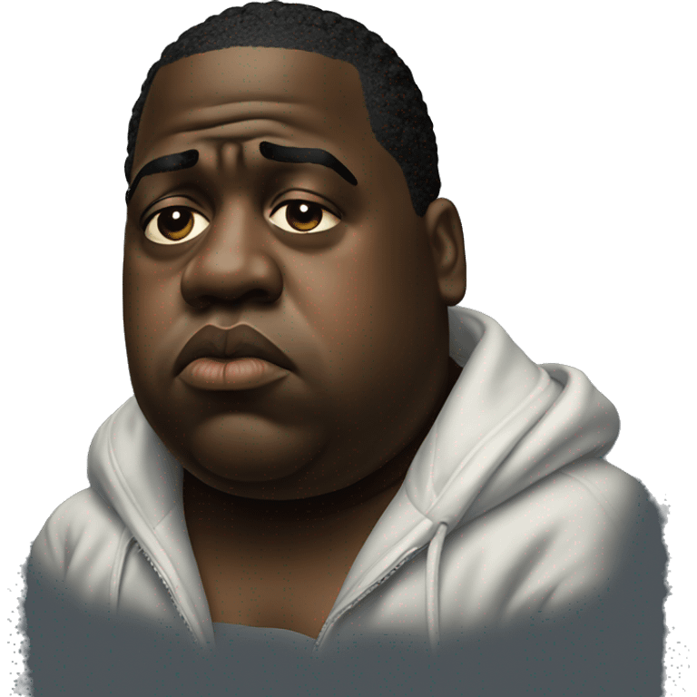 Notorious BIG sad emoji