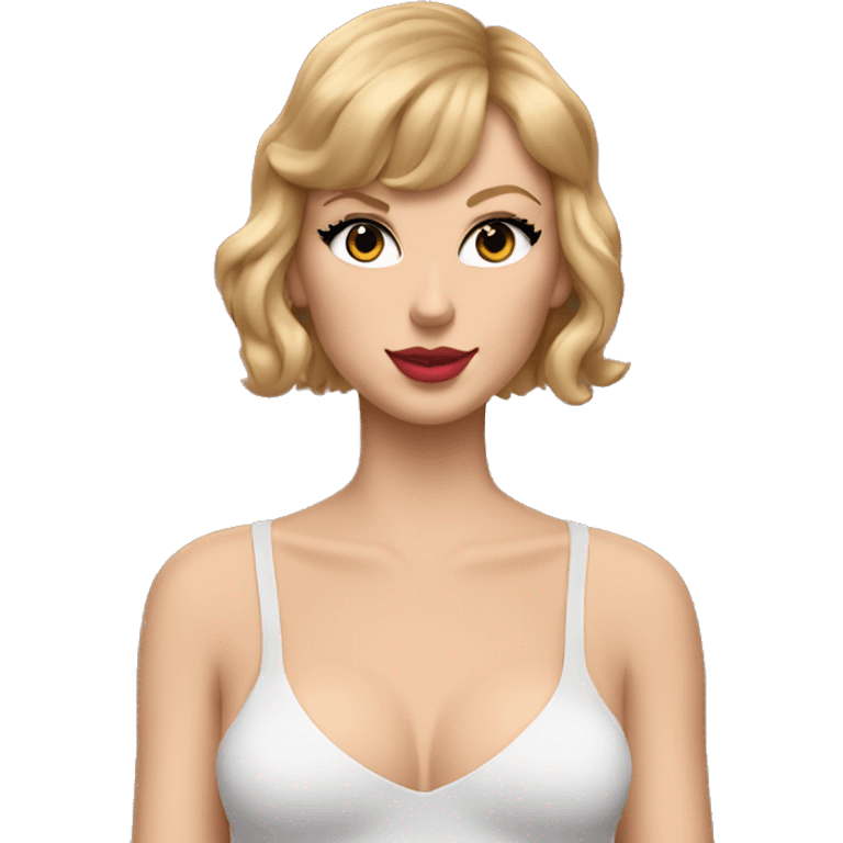 Taylor Swift in her lover bodysuit emoji