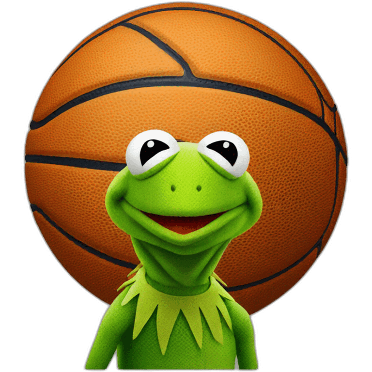 kermit the frog basketball emoji