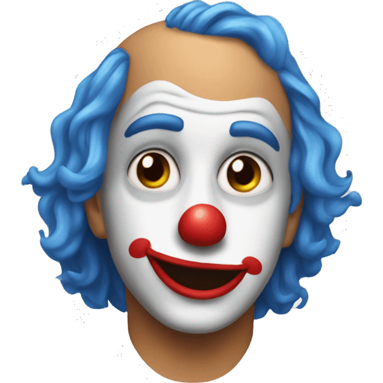 Peluca de payaso  emoji