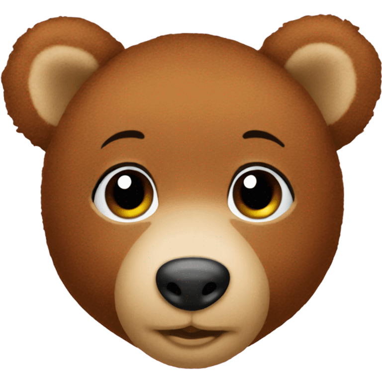 Baby bear beanie baby  emoji