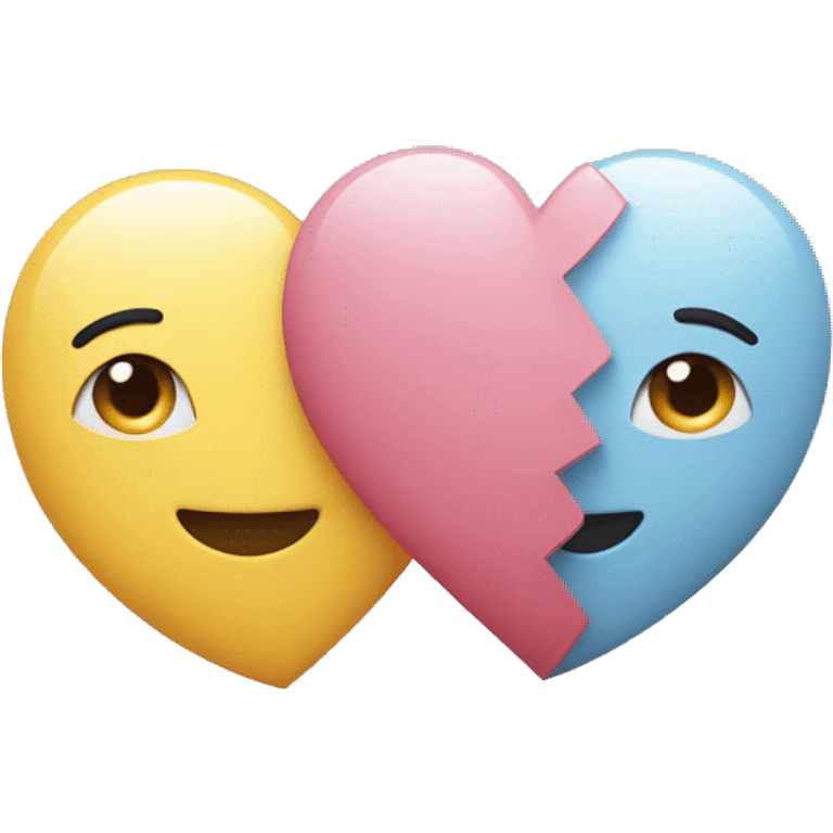 Hearts-couple-symbols-coloured-pastel-shade emoji