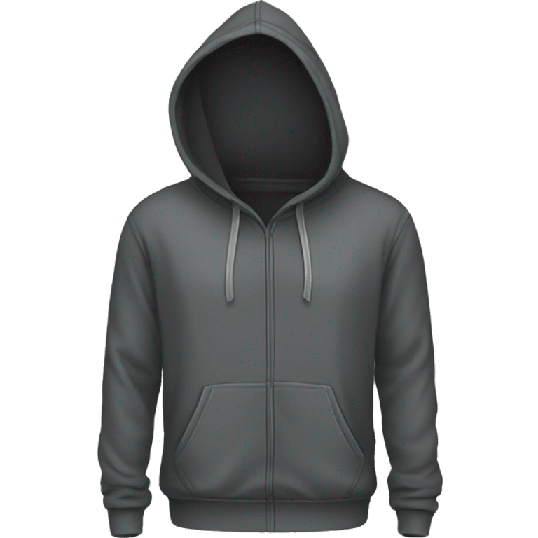 dark grey hoodie product, clothes, isolated emoji