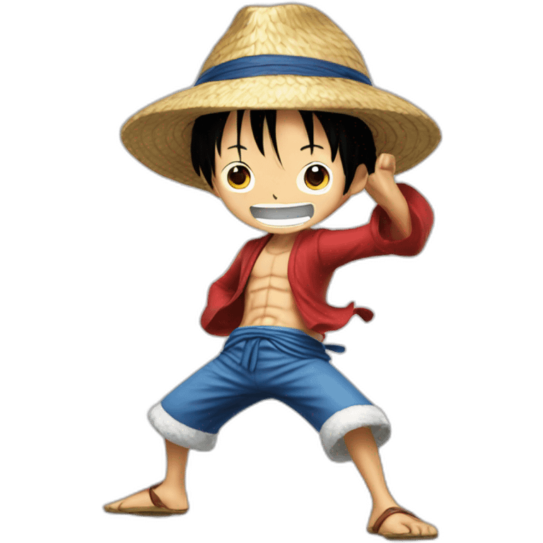 Luffy qui danse emoji