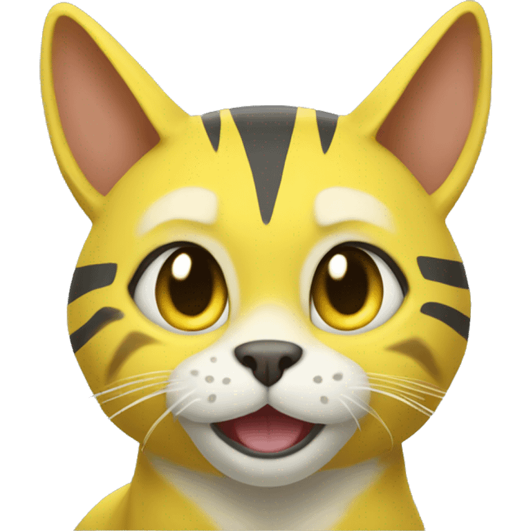 Yellow lombax-Zeraora-cat emoji