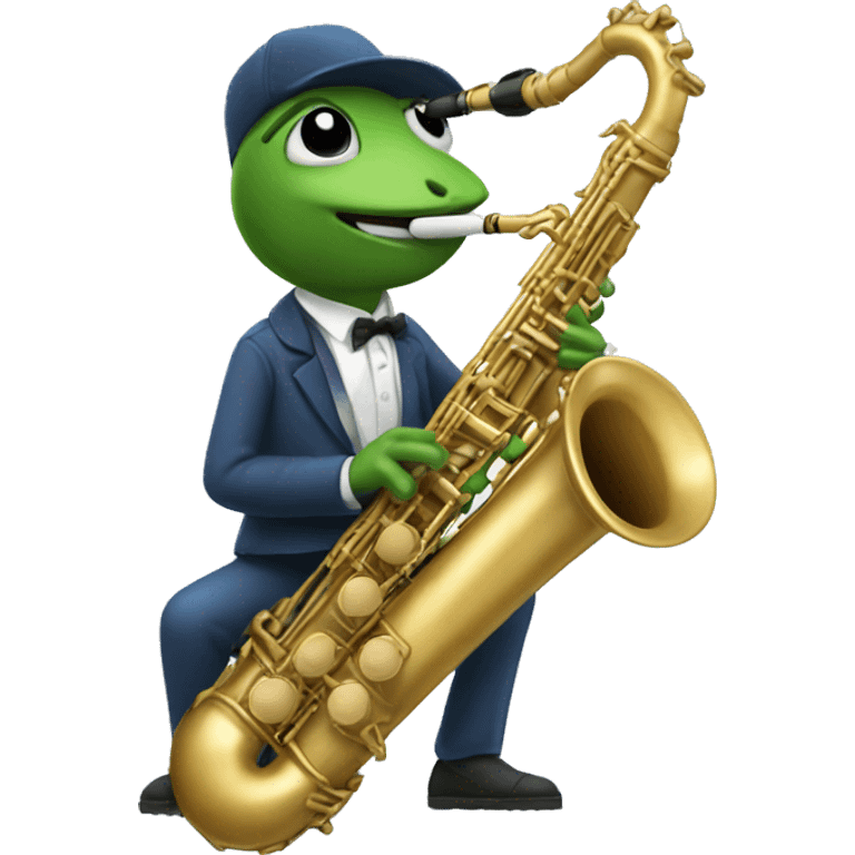 Cricket playing the saxophone  emoji