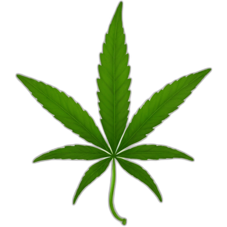 flor de marihuana emoji