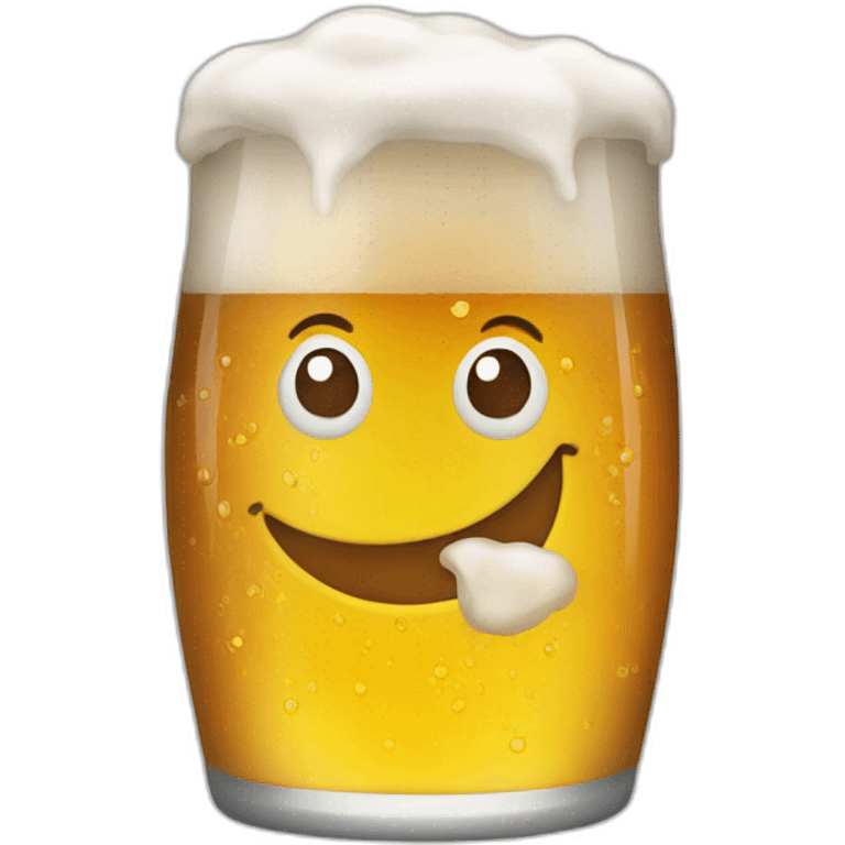 Chat drink beer emoji