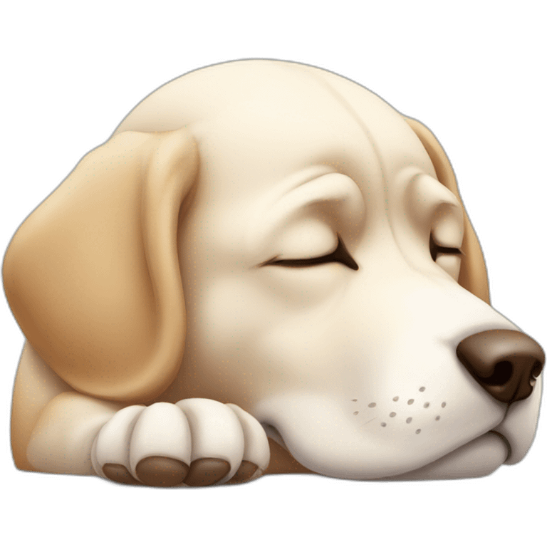 sleepy dog emoji