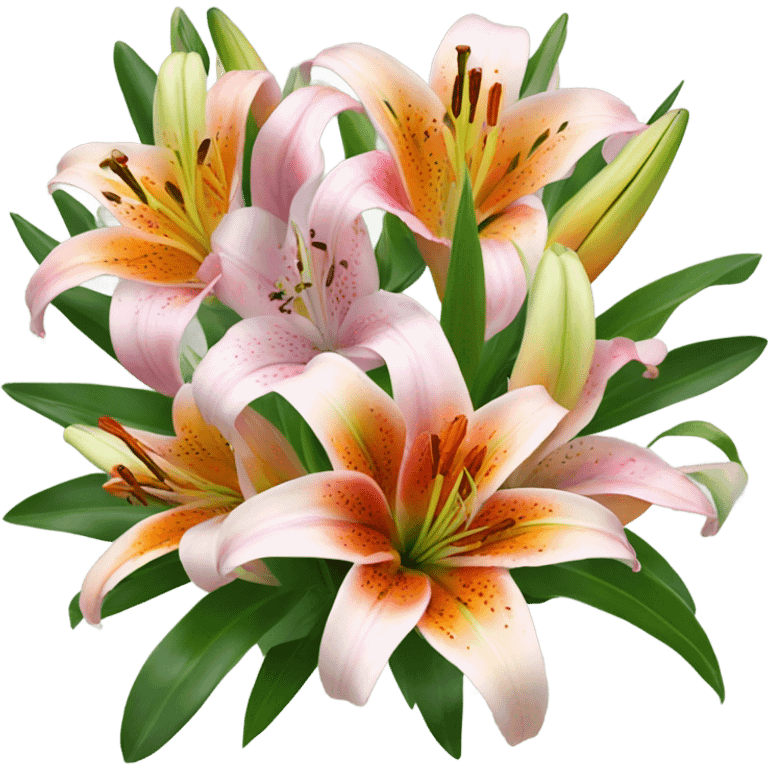 Lily bouquet  emoji