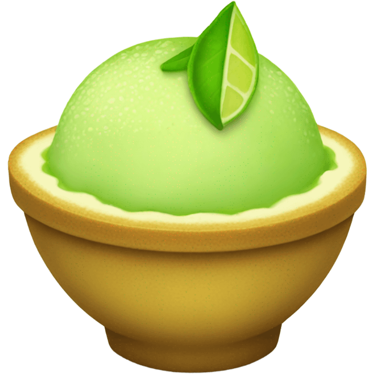 Key lime cup emoji