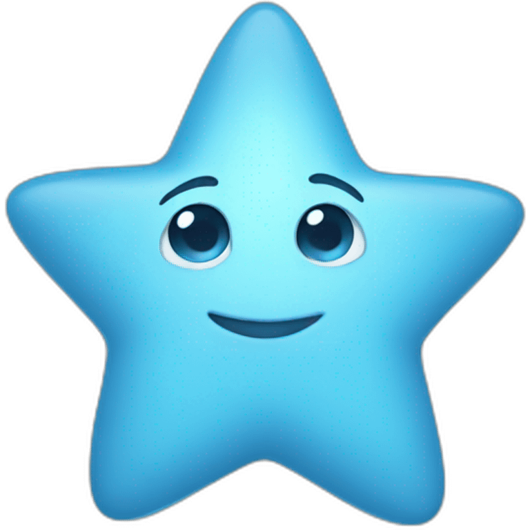 baby blue star emoji