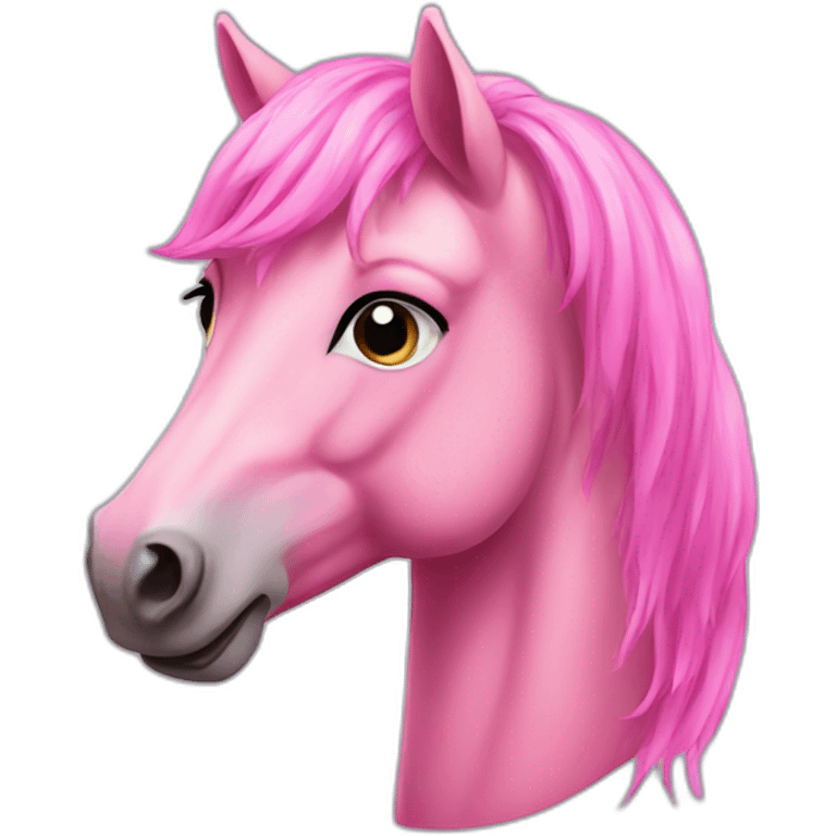 Pink horse emoji