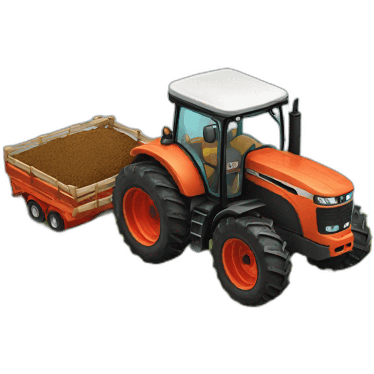 Tracteur emoji