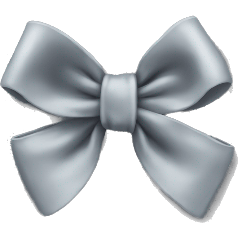 Grey bow emoji