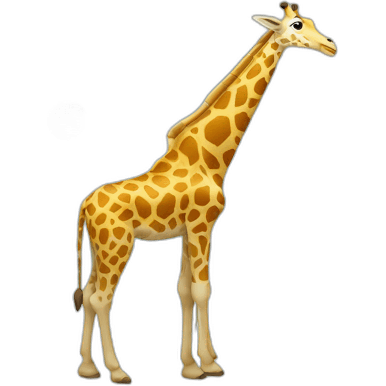 Girafe sur la lune emoji