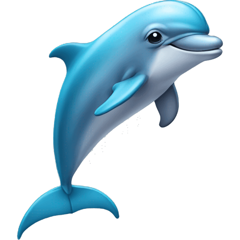 dolphin wearing a dress emoji