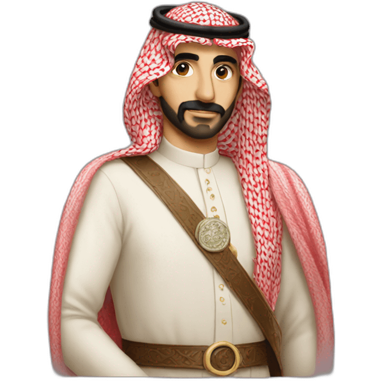 Saudi arabia prince red semagh emoji