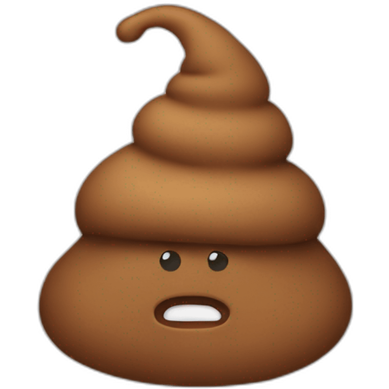 poop with hat emoji