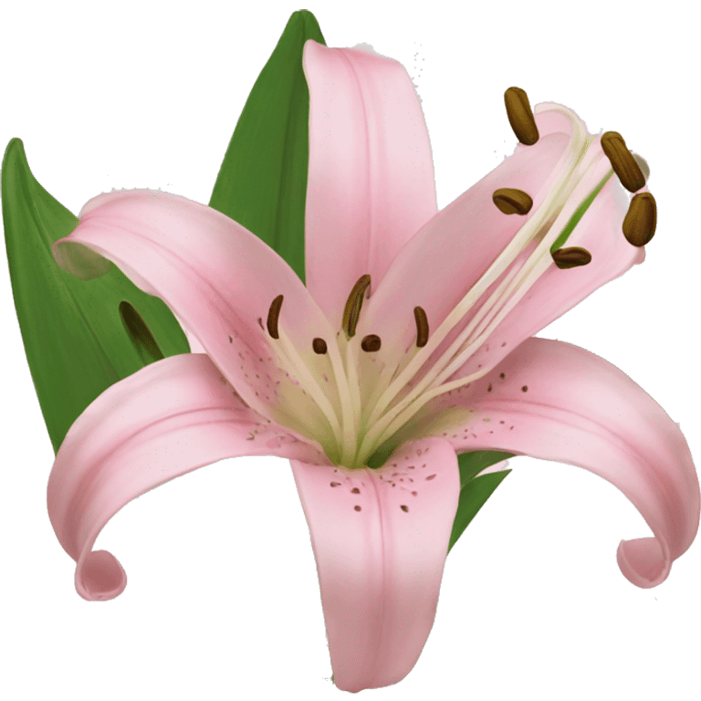 light pink lilium emoji