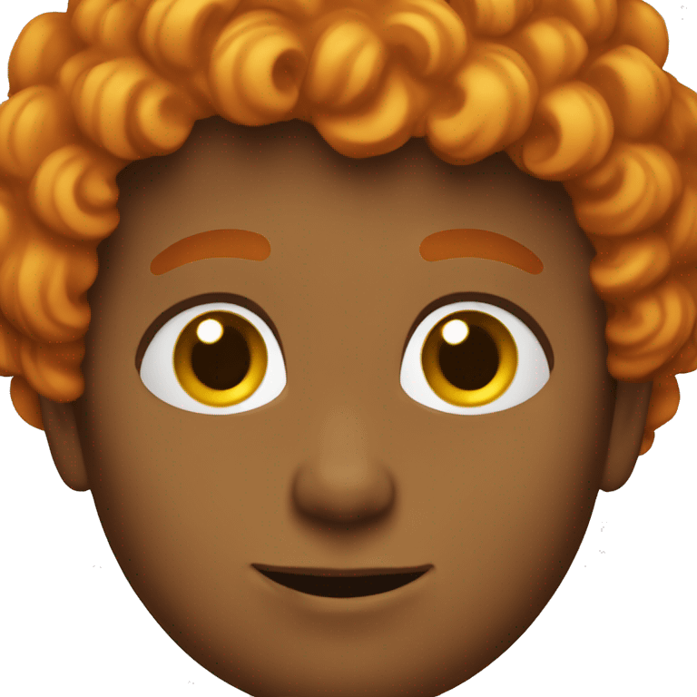 boy with curly orange hair emoji