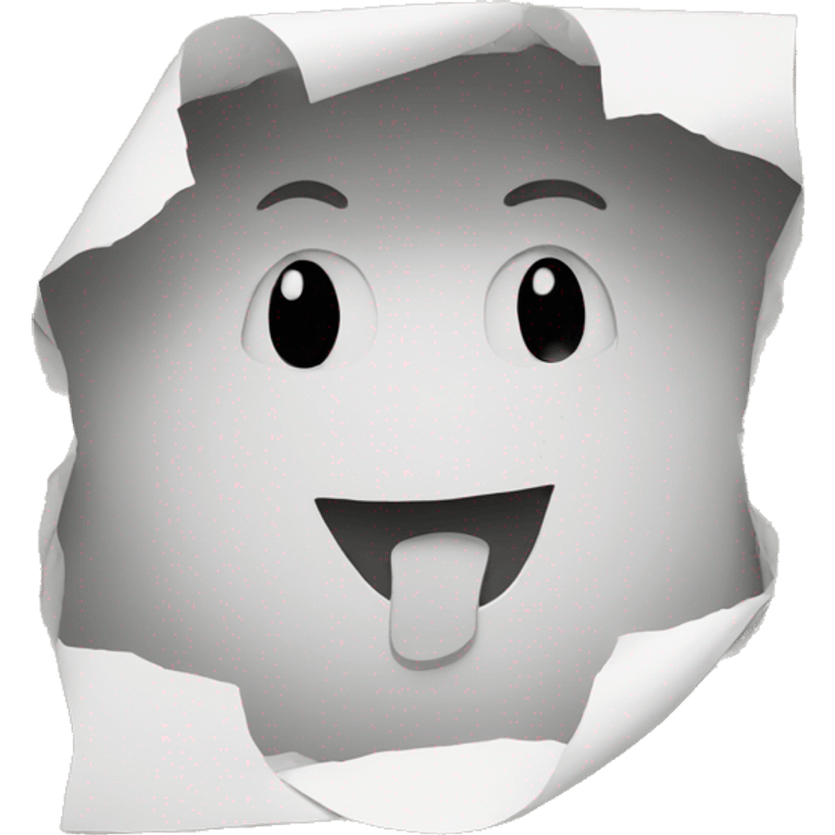 hole in paper emoji