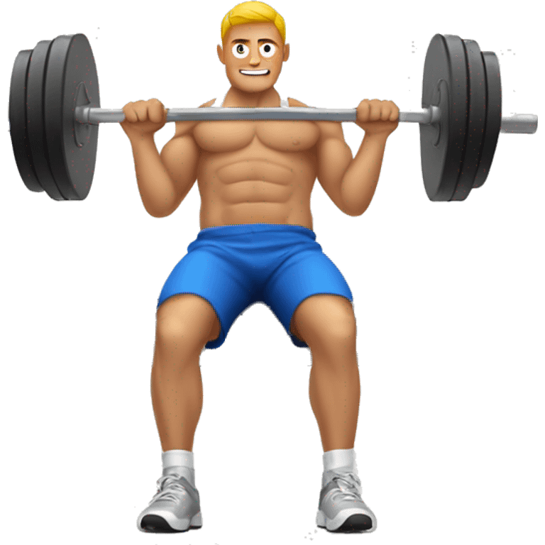 man bench pressing 100kg emoji