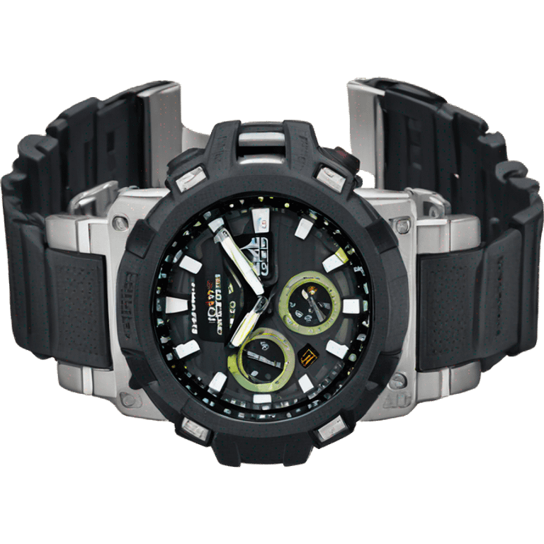 montre avec écrit "G-shock" emoji