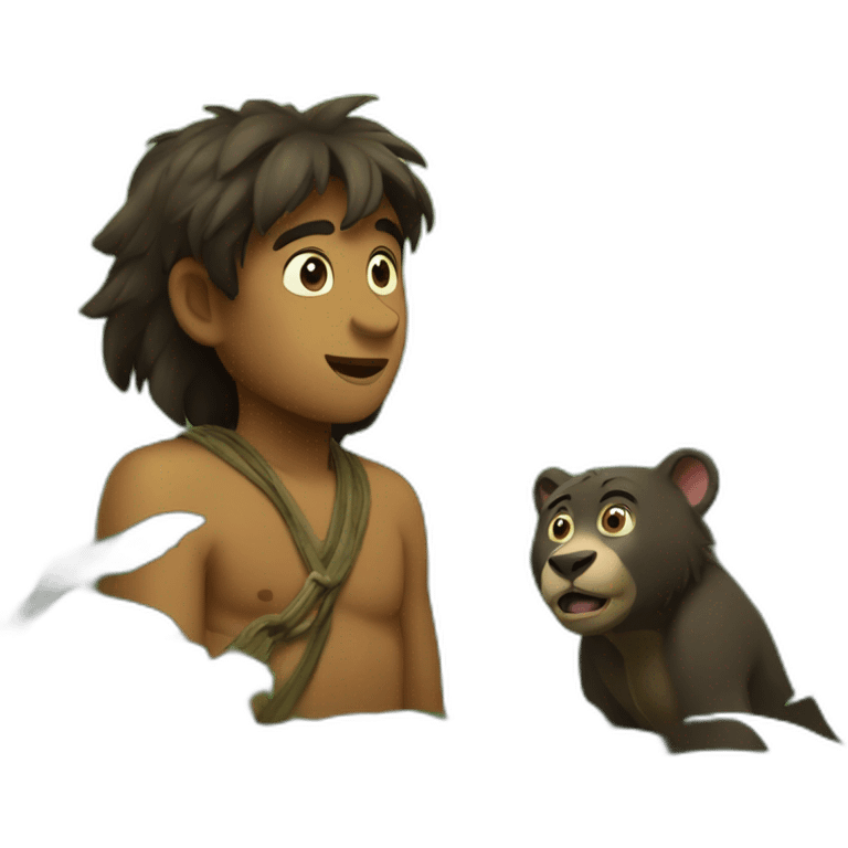 Mowgli jungle emoji