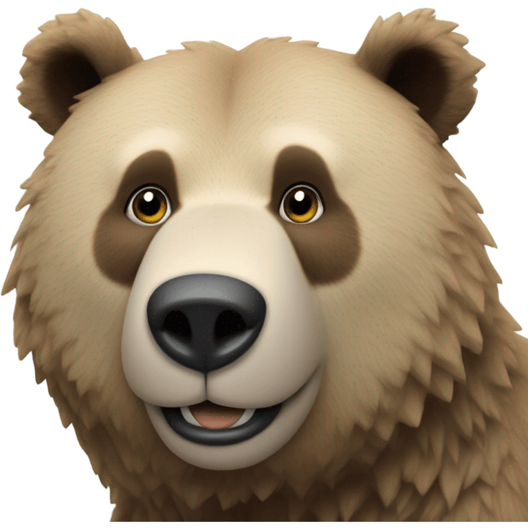 orso blu che saluta emoji