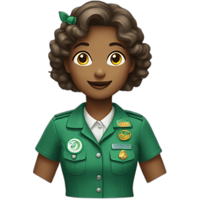 girl scout smiley emoji