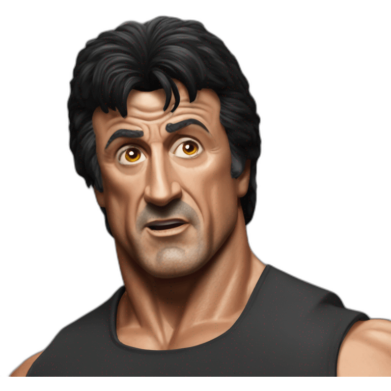 sylvester stallone rocky emoji