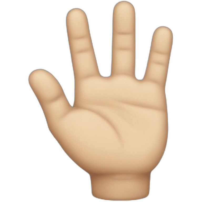 hand stop  emoji