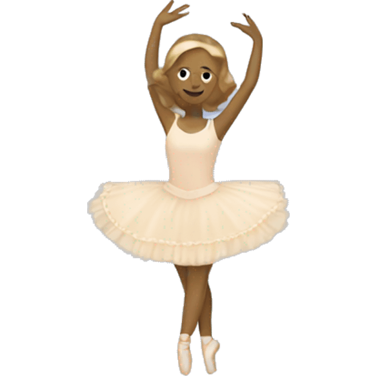 beige ballerina snow globe emoji