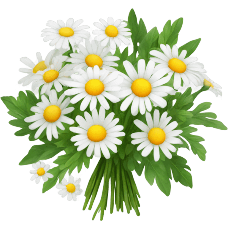 bouquet of daisies emoji