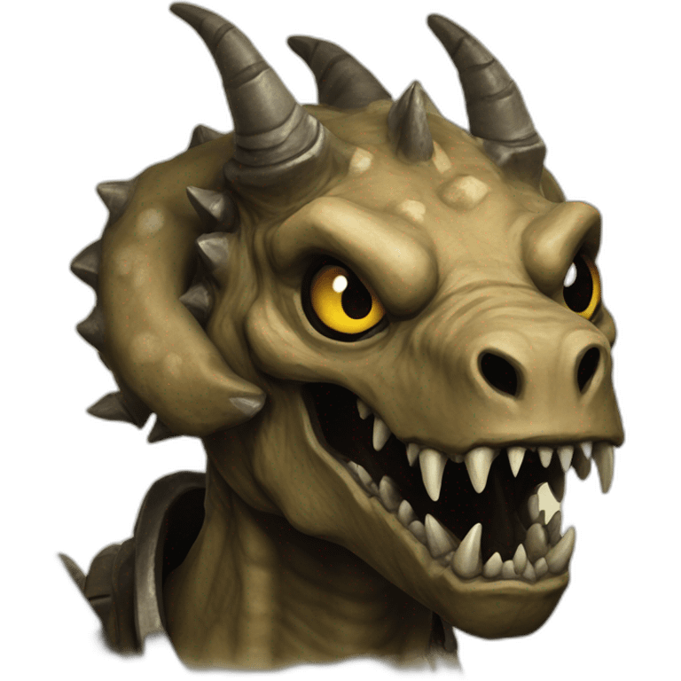 Deathclaw from fallout emoji