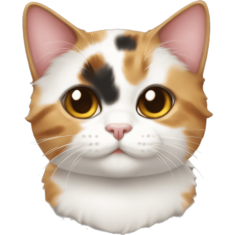 Calico munchkin cat  emoji