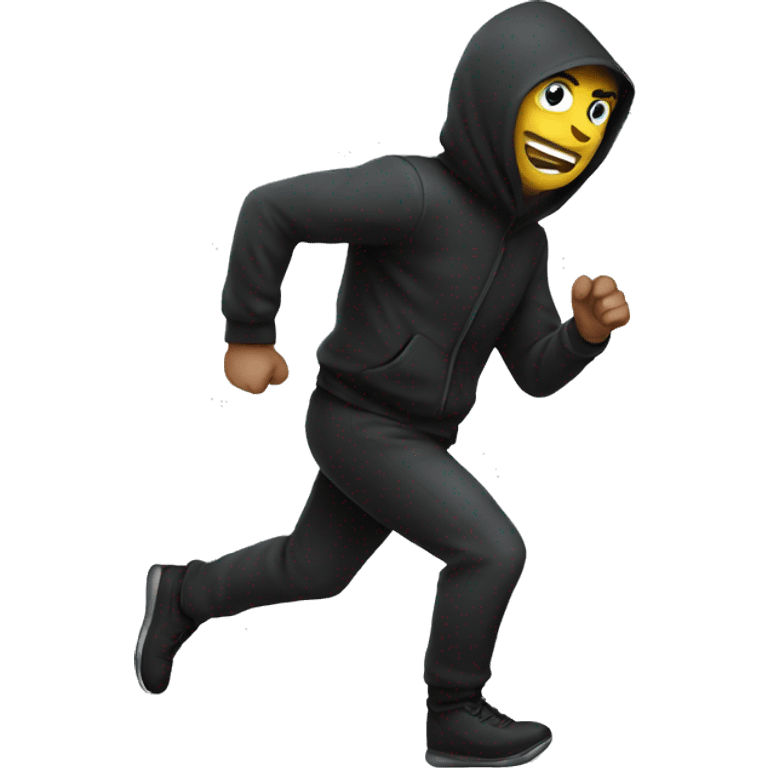 thief running emoji