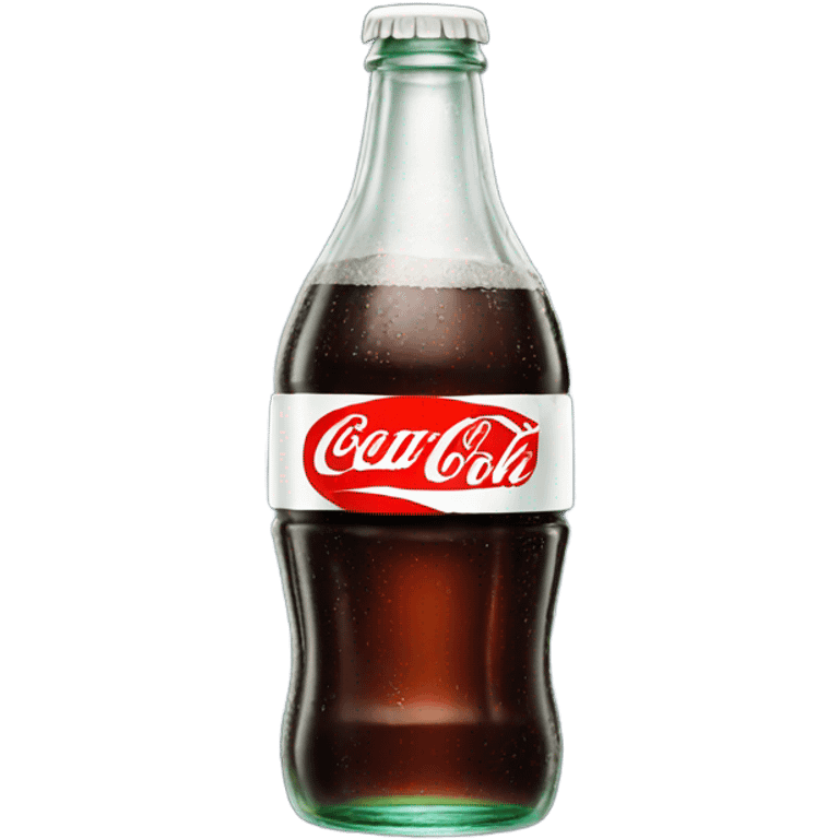 Glass coke bottle emoji