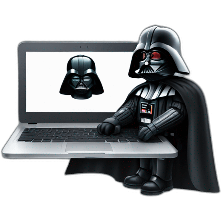 Darth Vader with laptop  emoji