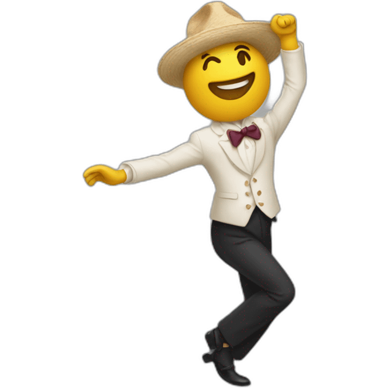 un comcombre qui danse emoji